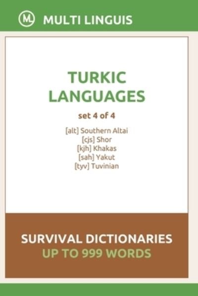 Cover for Multi Linguis · Turkic Languages Survival Dictionaries (Set 4 of 4) (Paperback Book) (2021)