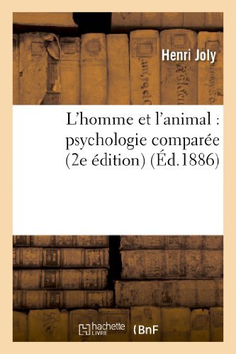 Cover for Joly-h · L Homme et L Animal: Psychologie Comparee (2e Edition) (Paperback Book) (2013)
