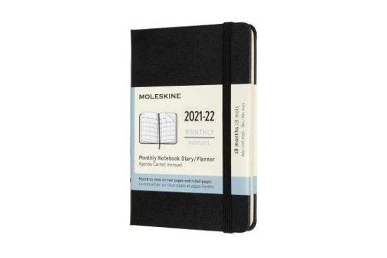 Cover for Moleskine · Moleskine 2022 18-Month Monthly Pocket Hardcover Notebook: Black (MISC) (2021)