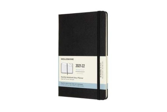 Cover for Moleskine · Moleskine 2022 18-Month Monthly Large Hardcover Notebook: Black (MISC) (2021)