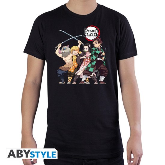 DEMON SLAYER - Tshirt Group man SS black - basic - Demon Slayer - 周边商品 - ABYstyle - 3665361069492 - 