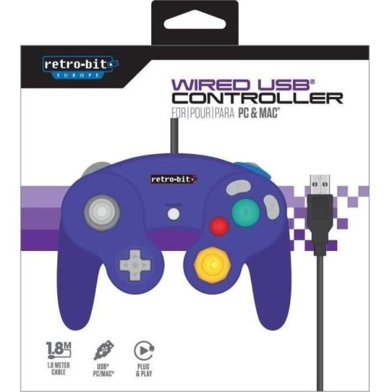 Cover for Retro · Gamecube Controller Purple Usb For Pc... (PC) (2020)