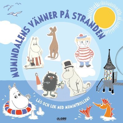 Cover for Leena Järvenpää Katariina Heilala · Mumindalens vänner på stranden (Book) (2019)