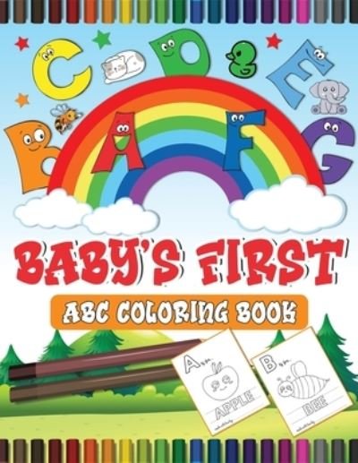 Cover for Winter RA coloring House · Baby's First abc coloring book: Alphabet Coloring Book for Toddlers. Funny activity Book for children's Great gift for Little kids Boys &amp; Girls (Paperback Book) (2021)