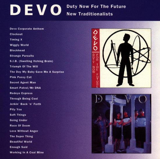 Cover for Devo · Duty Now For The Future / New Traditionalists (CD) (1980)