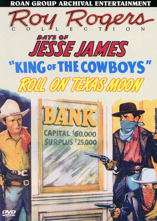 Cover for DVD · Days of Jesse James / king of the Cowboys / roll On Texas Moon (DVD) (1999)