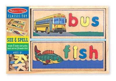 Cover for Melissa &amp; Doug · See &amp; Spell Board Puzzles (Woo (N/A) (2010)