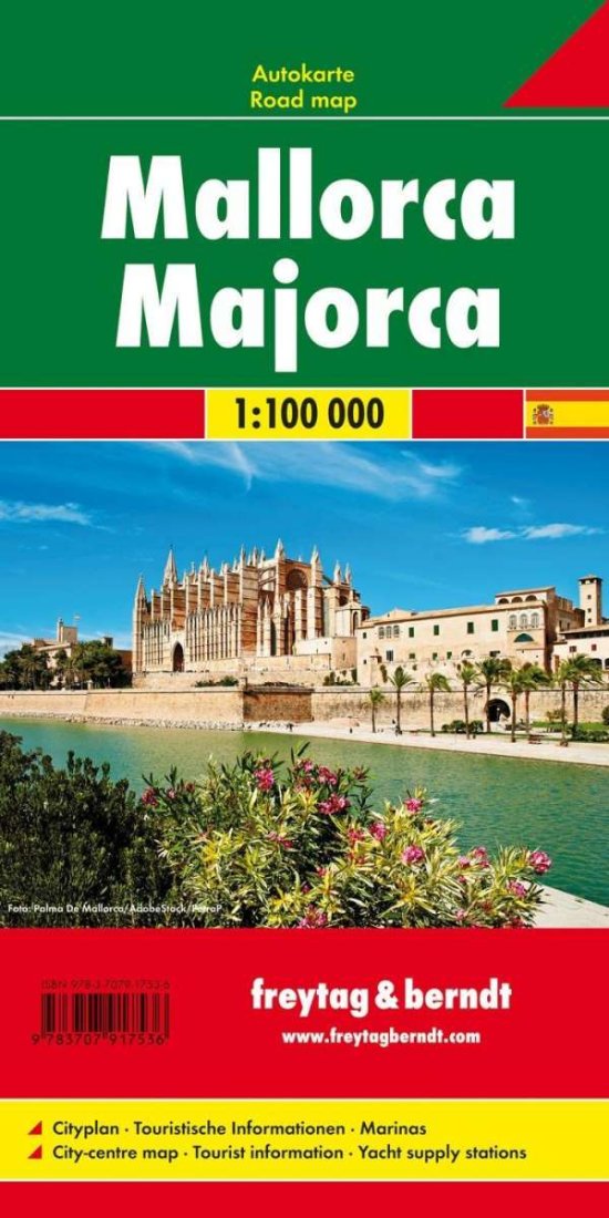 Cover for Freytag-Berndt · Majorca, Planungsmap 1:100.000 (Map) (2018)