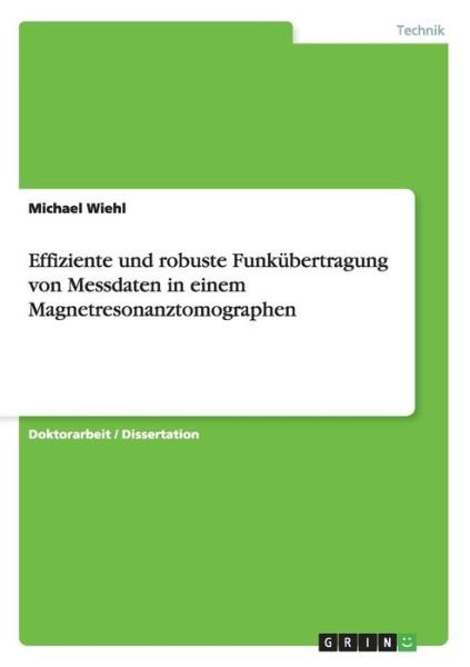 Cover for Wiehl · Effiziente und robuste Funkübertr (Book) [German edition] (2014)