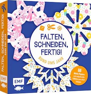 Cover for Bastelblock: Falten, Schneiden, fertig! Rund ums Jahr (Book) (2023)