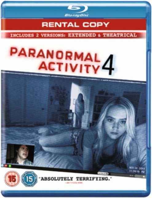 Cover for Paranormal Activity 4 Extended Edition · Paranormal Activity 4: Extended Edition (Blu-ray)