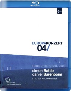 Cover for Rattle Simon / Barenboim Daniel / Berliner Philharmoniker · Europakonzert 2004 (Blu-ray) (2015)
