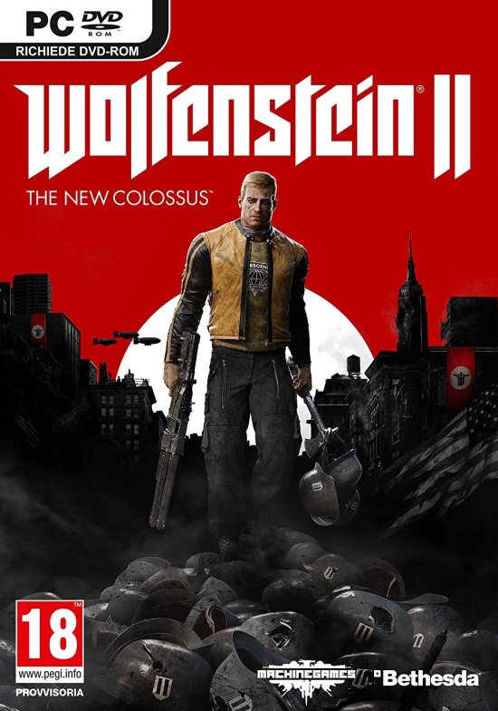 Cover for Wolfenstein 2: The New Colossus · Wolfenstein 2: The New Colossus - Pc (GAME)