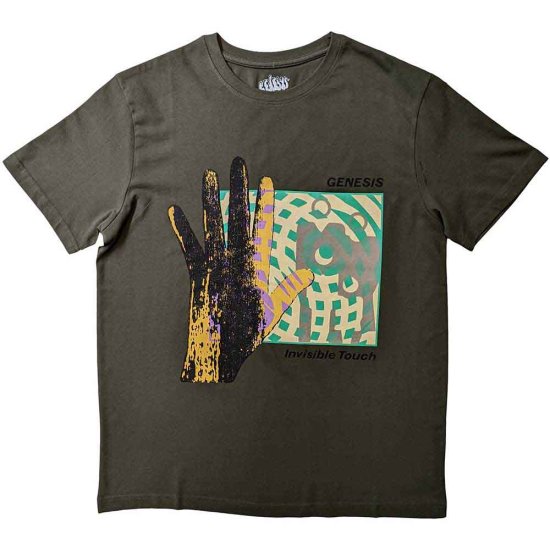 Cover for Genesis · Genesis Unisex T-Shirt: Invisible Touch (Green) (T-shirt) [size M] (2022)