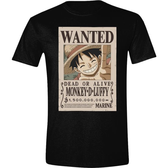 One Piece T-Shirt Ruffy Wanted Größe S -  - 周边商品 -  - 8435073770598 - 2024年2月23日