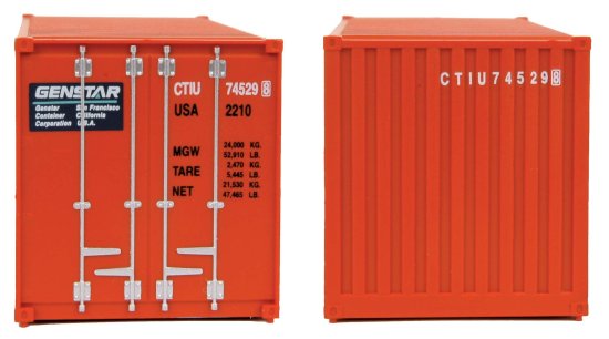 Cover for Walters · 1/87 20' Corrugated Container Genstar 949-8003 (Toys)