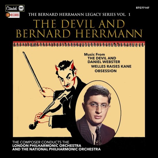 Cover for Bernard Herrmann · The Devil And Bernard Herrmann (CD) (2025)