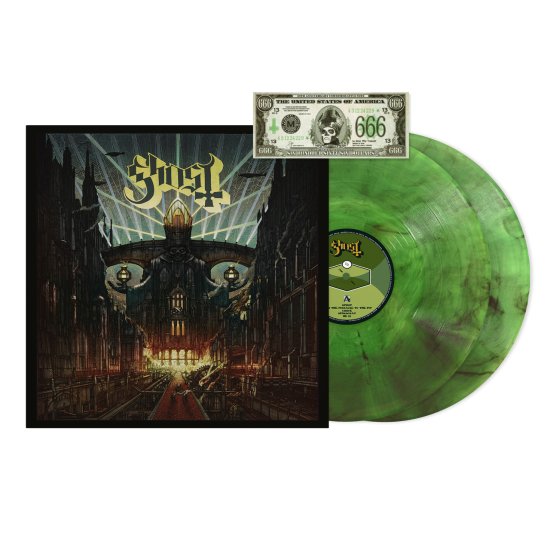 Cover for Ghost · Meliora (10th Anniversary Deluxe) (LP) [National Album Day 2025 Green Smoke edition] (2025)