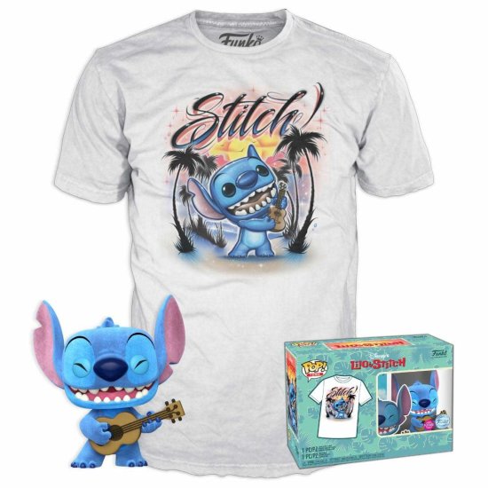 Cover for Funko Pop&amp;tee: · Lilo &amp; Stitch- Ukelele Stitch (Fl)- M (Funko POP!) (2024)