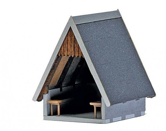 Cover for Busch · Schutzhutte Mit Sitz-banken (wiederauflage) H0 (2/23) * (Toys)