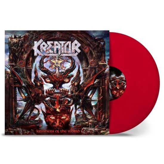 Cover for Kreator · Krushers Of The World (LP) [Red Vinyl edition] (2026)