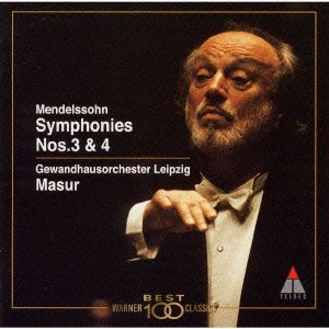 Cover for Felix Mendelssohn · Mendelssohn: Symphonies Nos.3&amp;4 (CD) [Japan Import edition] (2000)
