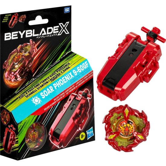 Cover for P · BEY X Soar Phoenix Deluxe Schnur-Starte	P	1	0	Spielwaren	DIVERSE	5301353640	28.99	1	25.06.2024	0
5010996256973	100	11.83	BEY X Beystadium Battle-Arena" (Toys) (2024)