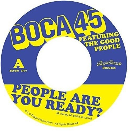 Cover for Boca 45 · People Are You Ready (7") (2015)