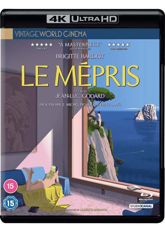 Cover for Le Mepris (Vintage World Cinema 2023 Restoration) (4K Ultra HD) (2023)