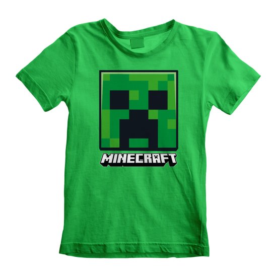 Cover for Minecraft · Minecraft - Creeper Face (Unisex Green T (Toys) (2024)