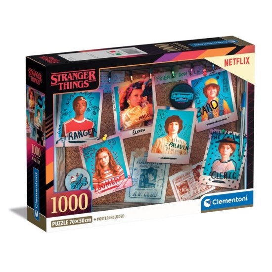 Cover for Clementoni · Stranger Things 4 (Compact Box 1000 stukjes) (GAME) (2024)