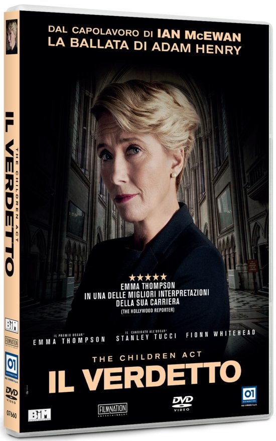Cover for Emma Thompson,stanley Tucci,fionn Whitehead · Il Verdetto - The Children Act (DVD) (2020)