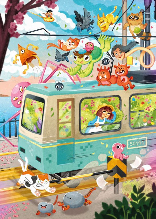 Cover for Puzzle 500pz Japan Tour Treno Per Kamakura (N/A)