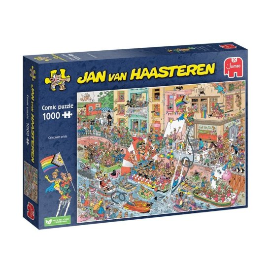 Cover for Jan van Haasteren · Jan van Haasteren - Celebrate Pride! 1000bitar (Jigsaw Puzzle) (2023)