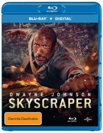 Cover for Johnson, Dwayne, Campbell, Neve, Schreiber, Pablo, Taylor, Noah, Roberts, Mckenna, Rankin, Kevin, Moller, Roland, Mann, Byron, Oleary, Matt, Quinlivan, Hannah, King, Beatrice, Ma, Tzi, Han, Chin, Mcgillion, Paul, Wu, Kathy, Marshall Thurber, Rawson · Skyscraper (Blu-ray) (2018)