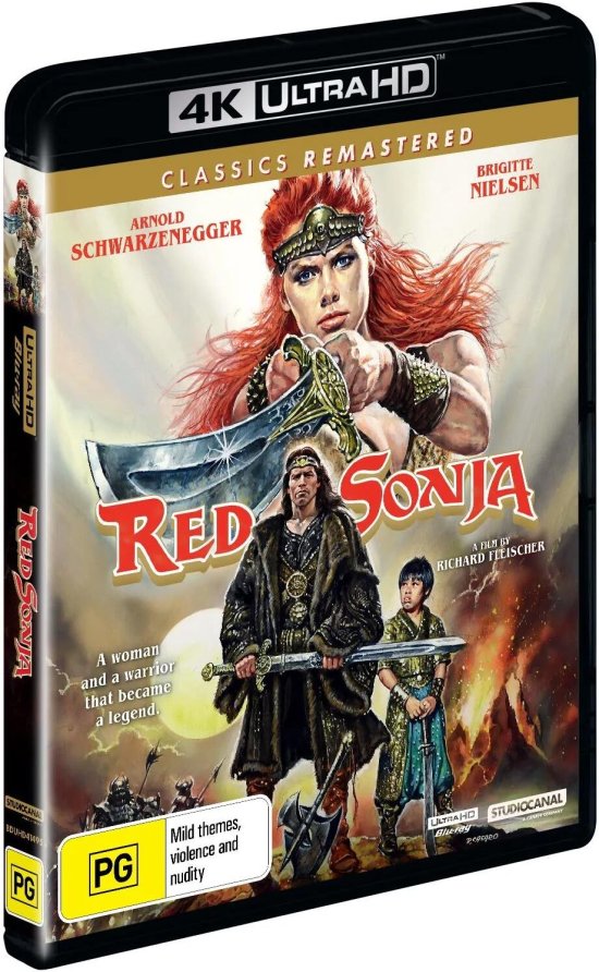 Cover for 4k Ultra Hd · Classics Remastered: Red Sonja (1985) - Uhd (4K Ultra HD) (2022)