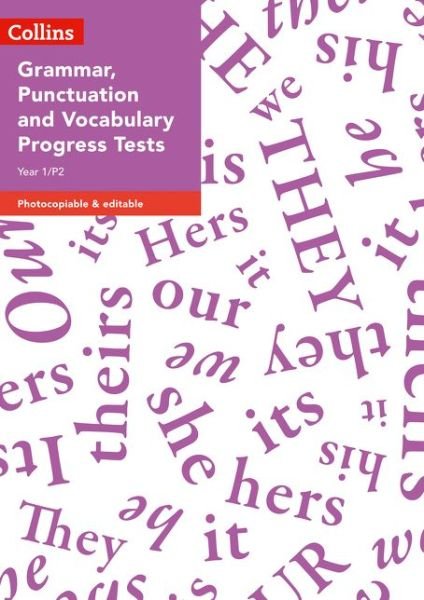 Cover for Sarah Snashall · Year 1/P2 Grammar, Punctuation and Vocabulary Progress Tests - Collins Tests &amp; Assessment (Paperback Book) (2019)