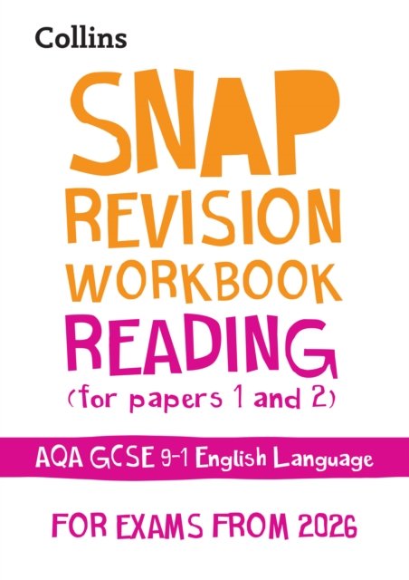 Cover for Collins GCSE · AQA GCSE 9-1 English Language Reading (Papers 1 &amp; 2) Workbook: Ideal for the 2026 and 2027 Exams - Collins GCSE Grade 9-1 SNAP Revision (Paperback Book) [2 Revised edition] (2025)
