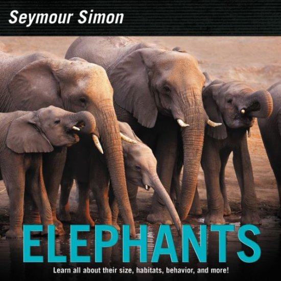 Cover for Seymour Simon · Elephants (Paperback Book) (2018)