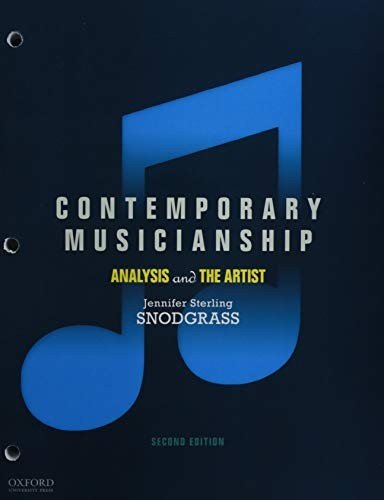 Cover for Jennifer Sterling Snodgrass · Contemporary Musicianship Analysis and the Artist (Book) (2020)