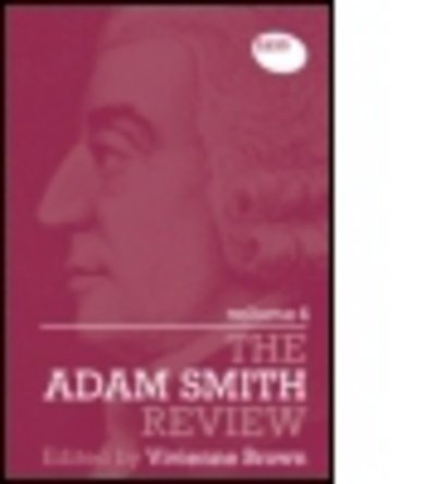 Cover for Brown, Vivienne (The Open University, Milton Keynes, UK) · The Adam Smith Review Volume 4 - The Adam Smith Review (Paperback Book) (2010)