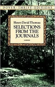 Cover for Henry David Thoreau · Selections from the Journals - Thrift Editions (Paperback Book) (2011)