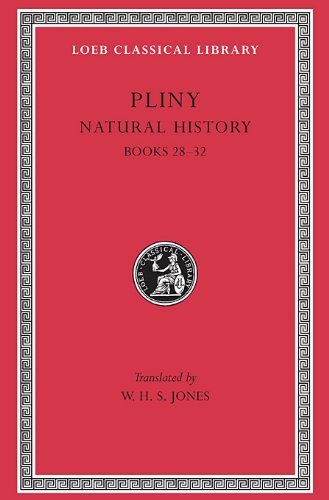 Cover for Pliny · Natural History, Volume VIII: Books 28–32 - Loeb Classical Library (Hardcover Book) [Reprint edition] (1963)