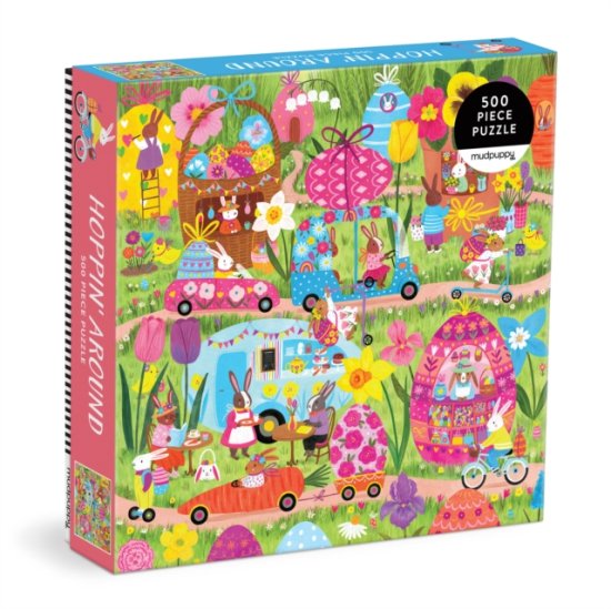 Cover for Mudpuppy · Hoppin' Around 500 Piece Family Puzzle (GAME) (2026)