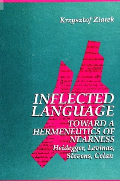 Cover for Krzysztof Ziarek · Inflected language (Book) (1994)