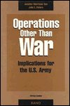 Cover for Jennifer Morrison Taw · Operations Other Than War: Implications for the U.S.Army (Paperback Book) (1995)
