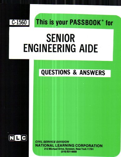 Cover for Jack Rudman · Senior Engineering Aide (Passbooks) (Spiral Book) (2013)