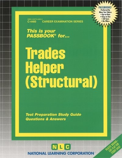 Cover for National Learning Corporation · Trades Helper (Structural) (Spiral Book) (2014)