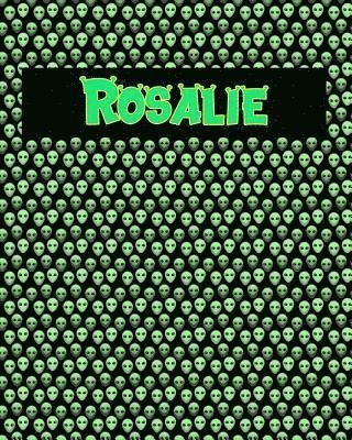 Cover for Sheldon Franks · 120 Page Handwriting Practice Book with Green Alien Cover Rosalie (Paperback Book) (2019)