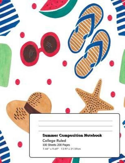 Cover for Gilded Penguin · Summer Composition Notebook (Paperback Book) (2019)